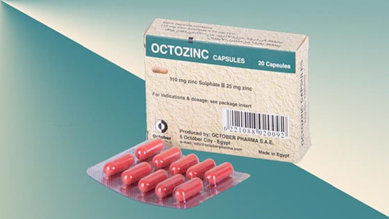 كبسولات Octozinc دواعي الاستعمال وتأثيراته الجانبية